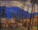 'Skeena Crossing, B.C. (Gitsegyukla)' c.1926 / A.Y. Jackson / McMichael Canadian Art Collection / 1968.8.27