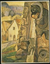 'Kispiox Village' / Emily Carr / Vancouver Art Gallery / 42.3.104