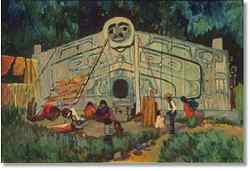 'House Front, Gold Harbour' / Emily Carr / Vancouver Art Gallery / 42.3.34